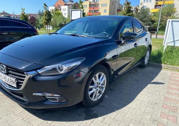 samochody osobowe Mazda 3 cena 85000 przebieg: 91000, rok produkcji 2018 z Kraków